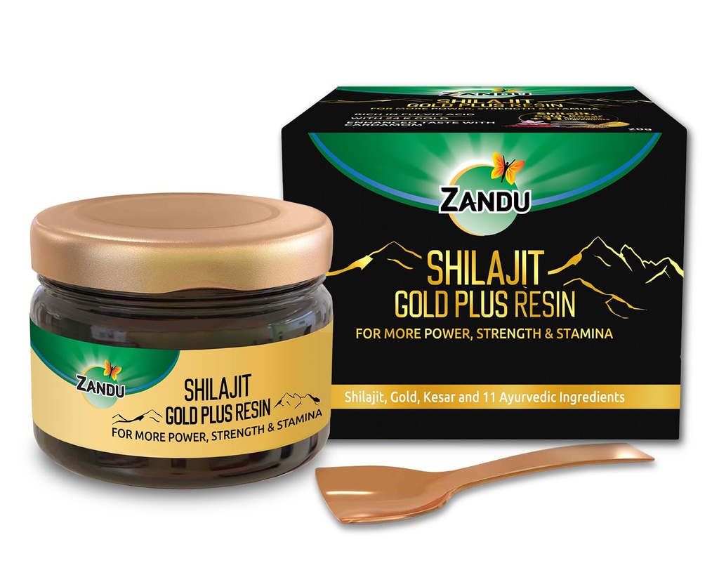 Zandu Himalaya Shilajitwear | Doğal Bitki Temel Enerji, Güçlü ve Fiziksel Performans | Aktif Yaşam Tarzı ve Yaşama Destek | 0.71 Oz (20g)