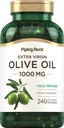 Piping Rock Zeytinyağı Yumuşakgel Capsules | 1000 mg | 240 Pills | Organik Ekstra Virgin Cold Pressed Supplement | Gluten Free, Non-GMOMO