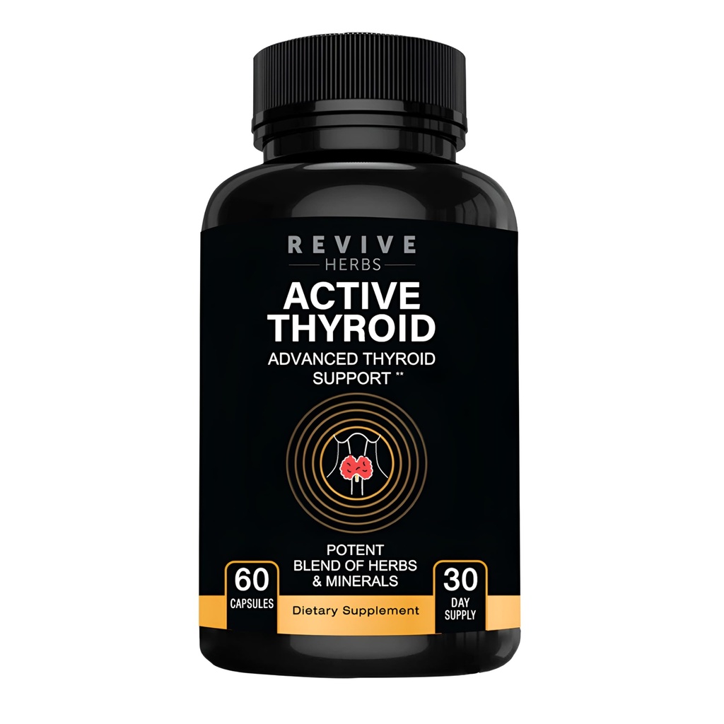 Tiroid Desteğiniz: Ashwagandha, Iodine, Selenium, Magnezyum, çinko, B12 & Daha İyi Sağlık Için Daha Fazla - 60 Capsules