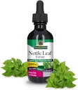 Doğanın Yanıtı Organik Alkol ile Nettle Leaf, 2Fluid Ounces | Herbal Supplement | Immune Heath | Non-GMO, Kosher, Gluten-Free