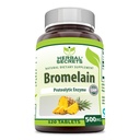 Herbal Sırları Bromelain Supplement 500 Mg Tabletleri Tamam | Non-GMO | Gluten Free | Made in USA (120 Count)