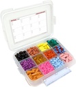 Airtight Seal ile Büyük Pill Vakasını Karşılaştırmak - Silikon Gazket Suları İlaç Map (12 Karşılaştırma, 1 Pack)