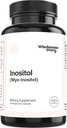 Allsome Story Myo-Inositol Supplement | Inositol Toz Capsules | Myoinositol | 2000 mg Per | 500 mg Per Capsule | Erkek ve Kadın Ferttitude Supplement | B8 | 120 Capsules