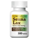 SağlıkA2Z® Senna Laxative | 300 Kont | Sennositler 8.6mg | Doğal Sebze | Laxative Malzemeler | Gece Yardımı | Bowel Hareketi | Constipation