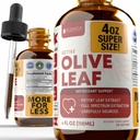 Rejuvica Health Active Olive Leaf 4oz XL Süper Boyut Tincture - Gelişmiş Zeytin Yumurta Sıvısı - Doğal Occurring Ol Europein - Immune & Heart Support Drops