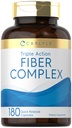 Carlyle Fiber Kompleksi | 180 Capsules | Non-GMO Supplement | Triple Action Fiber Kompleks