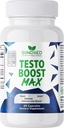 Testo Boost Max - Natural Stamina Booster for Men – Fortified Natural Energy, Stamina, and Strength Booster