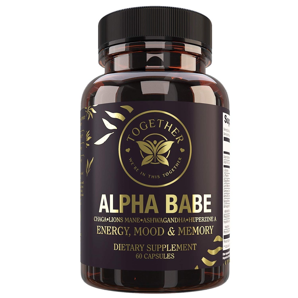 Bu Birlikte Alfa Babe | Nootropic Supplement | Memory Mood Energy | Nootropics Lions Mane Chaga Ashwagandha
