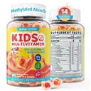 Iron, Sugar Free, Kids Daily Vitamins + Probiyotiks, Algae Omega 3 (EPA/DHA), A, C, D, Torch B12, Folate, B6, çinko, Biotin, sağlıklı büyüme için, 60.