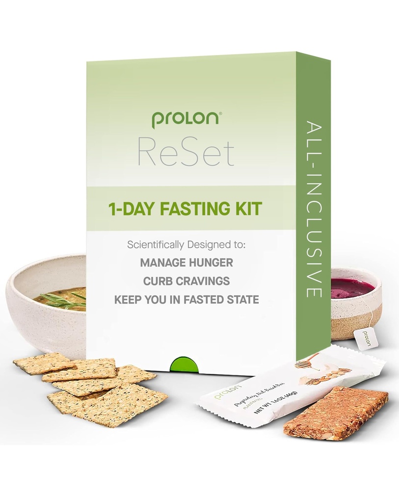Prolon 1-Day Become Fasting Kit | Fast with Food | Supports Health Aging & Kilo Management | Low-Calorie, Plant-Based Meals & Snacks | Perfect to Not Break Your Fast (1-Day Kit)