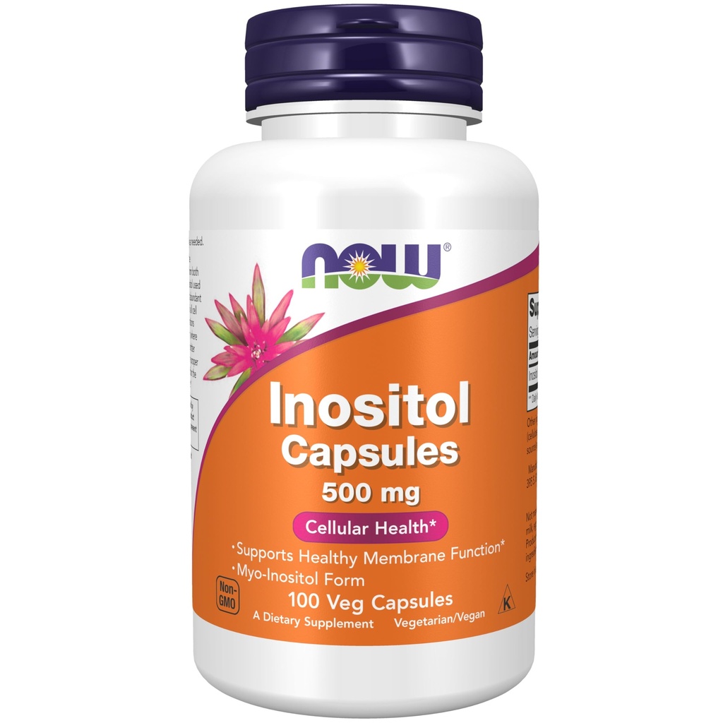 Şimdi Gıdalar Inositol, 100 Capsules / 500 mg