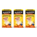 Airborne C 1000 mg (per Servis) - Citrus Chewable Tabletler (64ct/Box), Gluten-Free Immune Support Supplement, Vitamins A C E, ZINC, Selenium, Echinacea, Ginger, Antioksis (3-Pack)