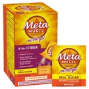 Metamucil On-the-Go, Daily Psyllium Husk Toz Supplement with Real Sugar, 4-in-1 Fiber for Digestive Health, Orange Smooth Flavored Drink, 2 paket x 30 sayı = 60 Packs Total