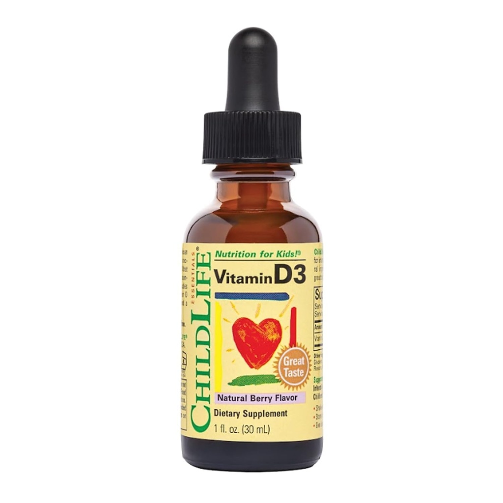 Çocuk Hayatı Temelleri - Vitamin D3 Karma Berry 1 oz [Sağlık ve Güzellik]