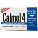 Calmol 4 Hemorrhoidal Suppositories 24 Each