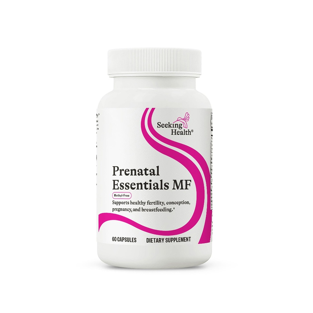 Sağlık Prenatal Essentials MF - Beyin Gelişimi ve Metilasyon Desteği - Selenium, B6, çinko & Vitamin B12-60 Capsules