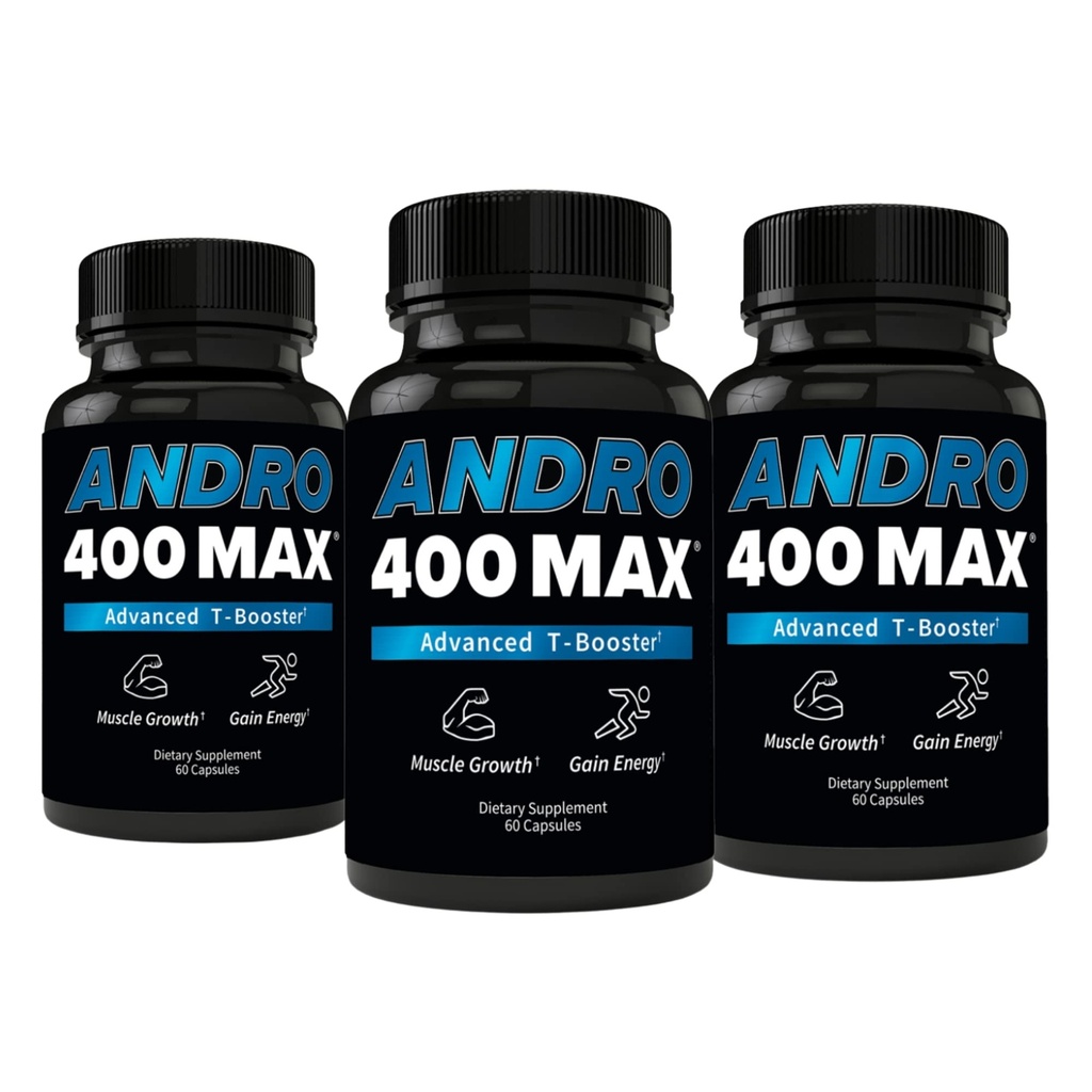 Andro400 testosteron Erkekler ve Kadınlar için Destek - Tongkat Ali, L-Arginine & L-Citrulline – Enerji, Vitality & Performance – 180 Capsules, 180-Day Supply
