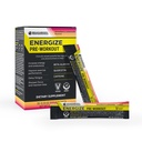BODi Energize Pre Workout Toz - Beta-Alanine, Quercetin & Low-Dose Caffeine Formula Gelişen Enerji ve Odak, Enerji ve Endurance Supplement, Strawberry Lemonade Flavored, 20 Sticks