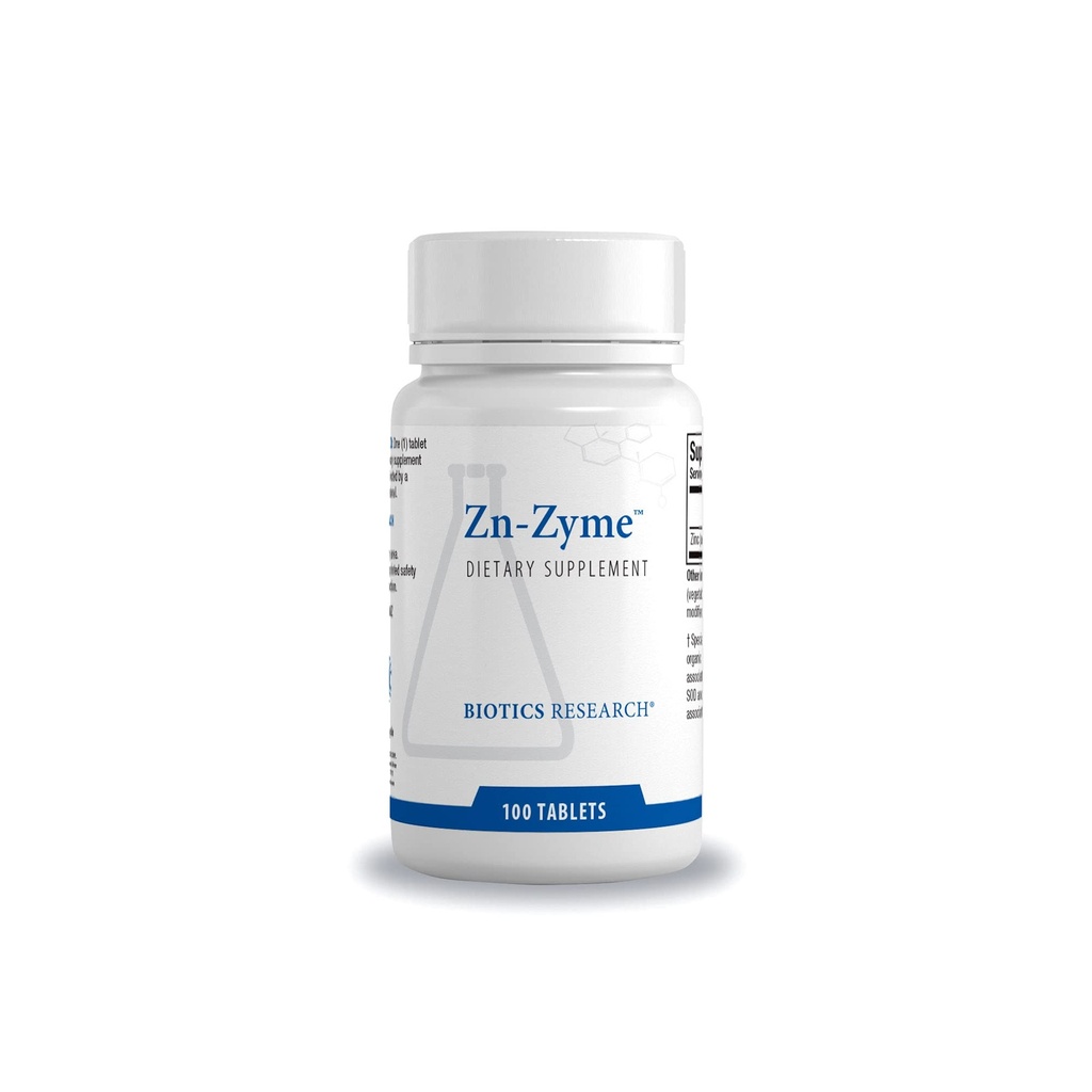 Biotics Research Zn-Zyme – 15 mg çinko, Destekler Immune System, Optimal Hücre Fonksiyonlar, Digestive, Tcon Health Support 100 Tab