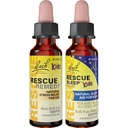 Çocuk Günü & Night Sche, Bach RESCUE Remedy Kids Dropper [ve] RESCUE Sleep Kids Dropper- 2Pk, Stres Yardımı ve Doğal Çiçek Essences, Homeopathic, Non-Alcohol Formula, 10mL Ea