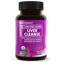 BioEmblem USDA Organik Liver Cleanse -% 80 Silymarin Milk Butle Extract for Liver Health and Liver Function with Dandelion & Artichoke Extracts - 100% Vegan, Non-GMO - Herbal Liver - 60 Capsules
