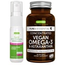 Vegan Omega-3 Algae Oil + Super B12-Complex 500006 Vegan Sche, High Concentration DHA & EPA + High Strength B12 Cherry Flavor Sublingual Spray, by Igennus