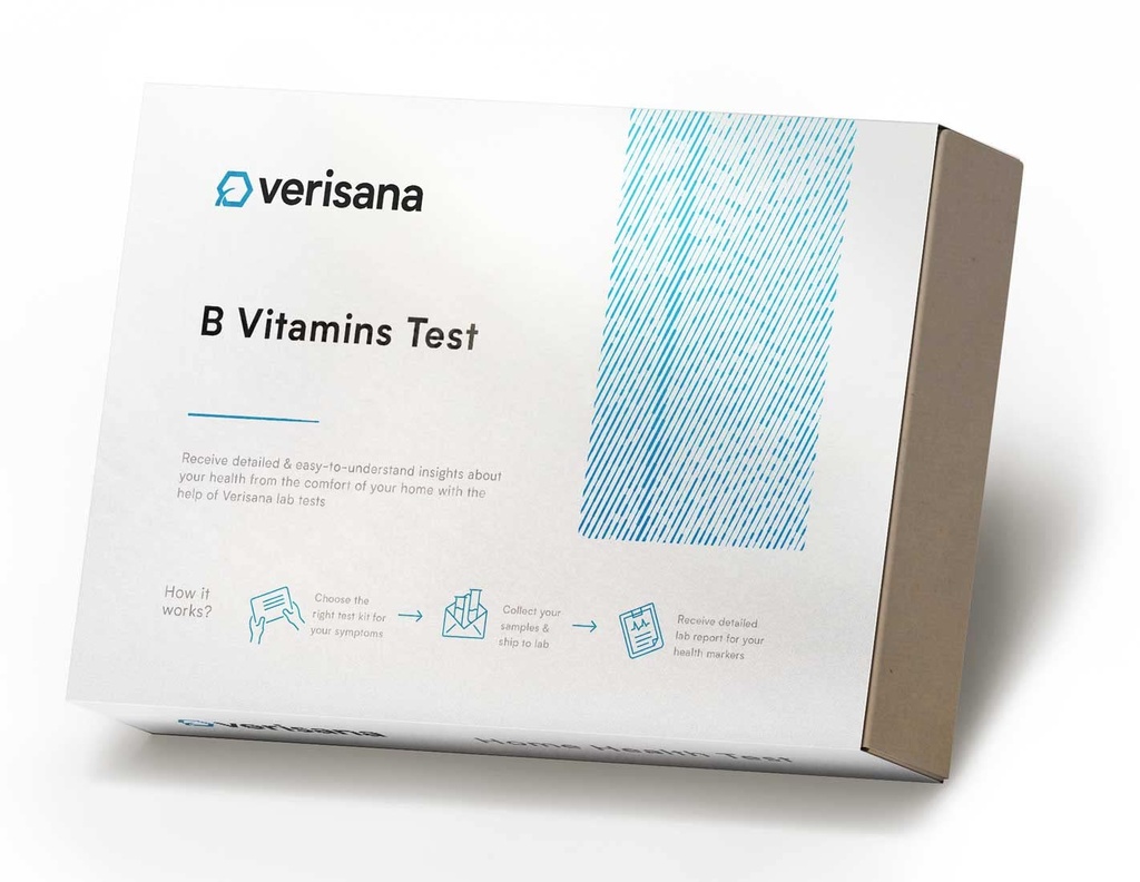 Verisana B Vitaminleri Testi - Vitamin B9 ve B12 Değerlerinizi Kolayca ve Evden Çıkarın - Klanılan Lab tarafından Aized Lab
