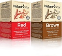 NaturaNectar Natural Bee Propolis Sche - Red Propolis ve Brown Propolis - Immune Support, Respiratory Health ve Sağlıklı Metabolism - Şişe başına 60 Capsules