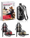 Rüzgar Gürültü Azımı için motosiklet Ear Plugs - 2 Pairs - 25dB - motosiklet Aksesuarları - Reusable Moto Ear fişs, Soft Comfortable Hear Protection for Motorbike, Touring, Racing, Riding