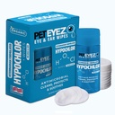 PetEyez Veterinarian Formulated Tear Stain Donr Solution for Dogs & Cats - hipoallergenic Deodoring Clean to remove Dirt, Discharge and Crust from Ears, Eyes, Paws & Butt - 100 Wipes