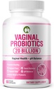 Kadınlar için Vaginal Probiyotikler Sağlık 20 Milyar CFU | PH Balance & Vaginigal Odor Destek 60 Capsules | Bilimsel olarak Multi Strain Probiyotikleri Prebiyotiklerle (Vaginal Probiyotikler)