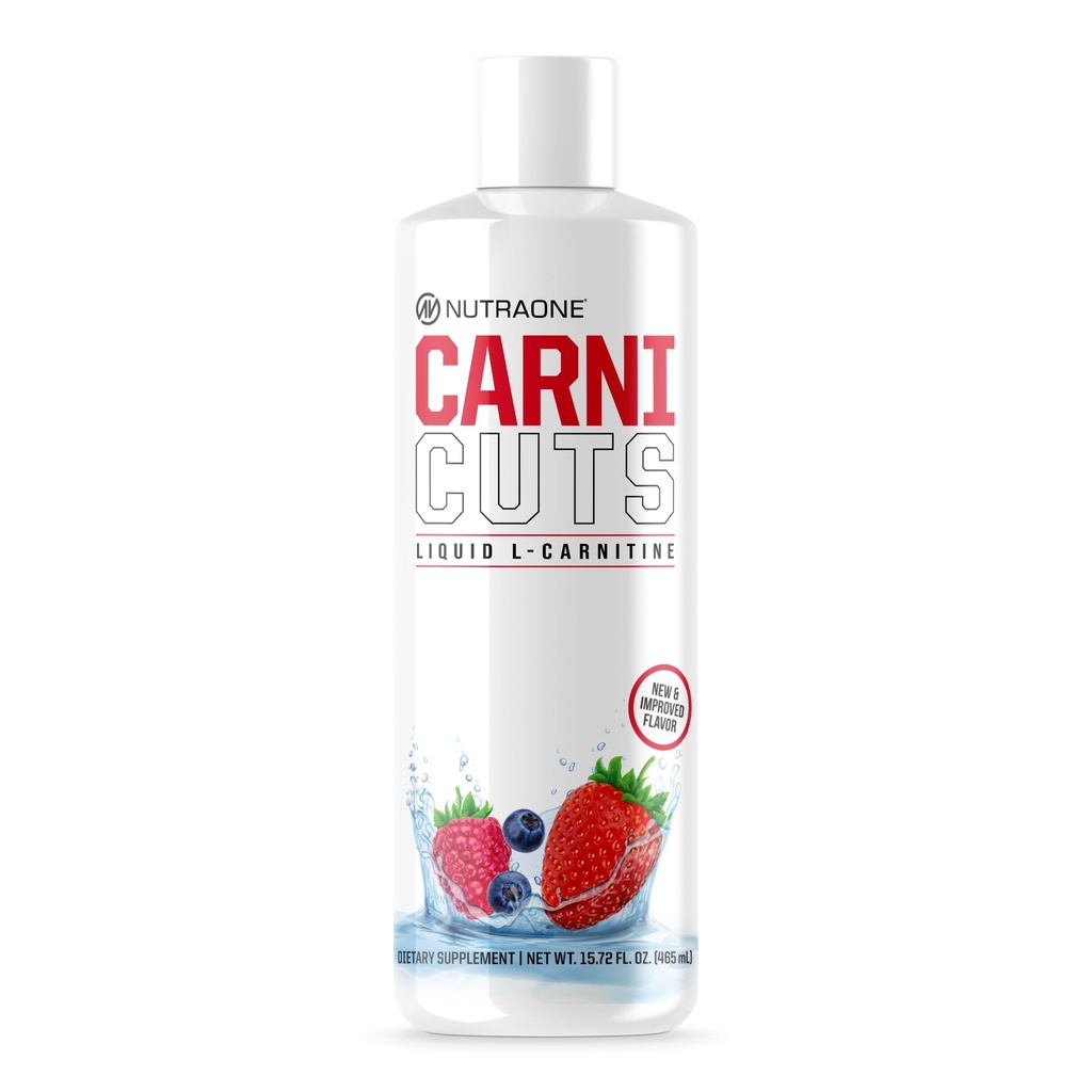 NutraOne Carnicuts L-Carnitine Sıvı Supplement Stimulant Free* (Berry Blast - 32 Hizmet)
