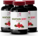 hawthorn berry extract - HAWTHORN BERRIES EXTRACT - hawthorn berry capsules, hawthorn skin care, hawthorn berry for skin, energy supplements for women, immune support antioxidants 3 Bot 180 Capsules
