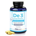 De3 Kuru Göz Ultra Pure rTG Omega 3 - Kuru Gözler için Destek - 2240 mg EPA & DHA - Yeni & Improv-Burpless-3 per Day Service, 3Month Supply