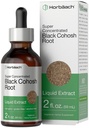 Horbäach Black Cohosh Root Tincture | 2 fl oz | Sıvı Tür | Alkol Free Herb Drops | Vegetarian | Non-GMO, Gluten Free Supplement Supplement