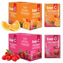 Ener-C Orange & Raspberry Multivitamin Toz Vitamini C 1000 mg & Electrolytes with Real Fruit Juice Natural Energy & Immune Support for Women & Men - Non-GMO Vegan & Gluten Free - 60 Count