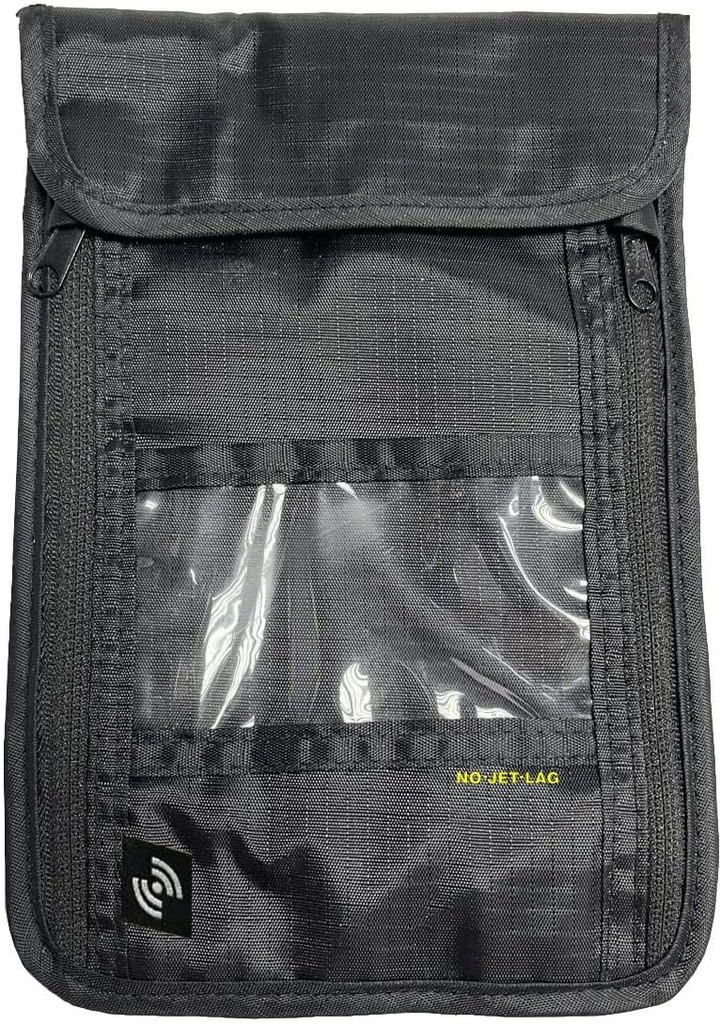 Hiçbir Jet Lag TravelBoy Pouch, RFID Blocking teknolojisi ile seyahat için pasaport / para kazananı, Hidden Travel Pouch to protect Cash, Credit Cards, Phones, Travel Essential Essential Essential Essential Essential