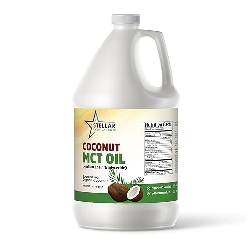 MCT Oil - İntraksiyonlu Piramit Yağı - Beyin ve Vücut Yakıtı Piramitlerden; (1 Gallon) - Stellar Chemical Corp