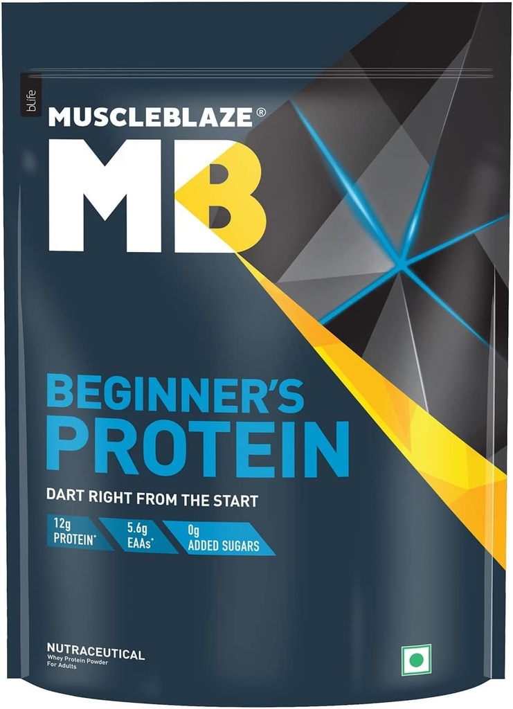 Genric Yeni başlayanlar Whey proteini, Nodrew Sugar, Faster Muscle Recovery & Improv Strength (Chocolate, 500 g / 1.1 lb)
