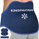 KingPavonini Ekstra Büyük Buz Paketi Back Pain Relief with Extension Raf, 2 Pack Reusable Lower Back Gel Buz Paketi Lumbar Cerrahisi, Scia, Herniated Disc, Coccyx Pain, Cold/Hot Therapy