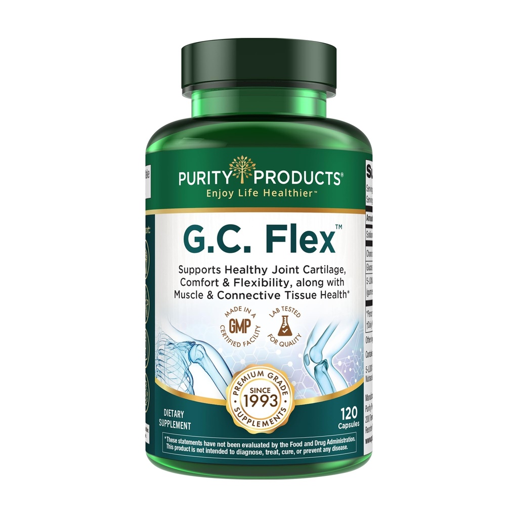 Saf Ürünler G.C. Flex (Glucosamin ve Chondroitin Sulfate Super Formula) - Ortak + Cartilage Health + Sağlıklı Kaslar + Bağlayıcı Tound - Ortak Flexality - 90 Capsules from 90 Capsules from from 90 Capsules
