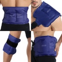 IVIX Buz Paketi Injuries Reusable Gel için Lower Back, Cold Packs for Back Omuz, Elbow, Hip, Leg, Roll Around Entire Diz, Soft Cold Compress,16 × 9" Deniz Kuvvetleri