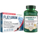 Saf Ürünler Flexuron Ortak Formula + Ultimate HA Flexuron (Krill Oil, Low Molecular Kilo Hyaluronic Acid, Astaxanthin) - Ultimate H.A. (BioCell Collagen, Quercetin, Hyaluronic Acid + Daha Fazla)