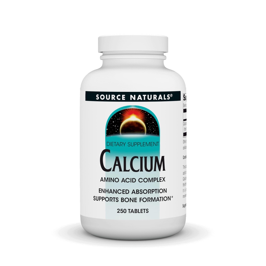 Source Naturalsuba, Amino Asit Kompleksi - Gelişmiş Aborpsiyon & Supports Bone Formation* - 250 Tablet