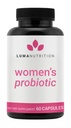 Prebiyotiks olan kadınlar için Luma Beslenme Probiyotikleri - 50 Milyar CFU - Digestive, Immune & Feminine Support - 60 Capsules