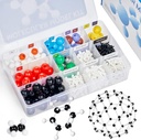 JoyCat Moleküler Model Kit (404 adet), Organik Kimya Molecule Bilim Hediyeleri Ochem ve Inorganik Öğrenciler ve Öğretmenler