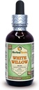Herbal Terra LLC White Willow (Salix Alba) Glycerite, Organik Kuru Bark Alkol Ücretsiz Sıvı Ekstraksiyon 2 oz