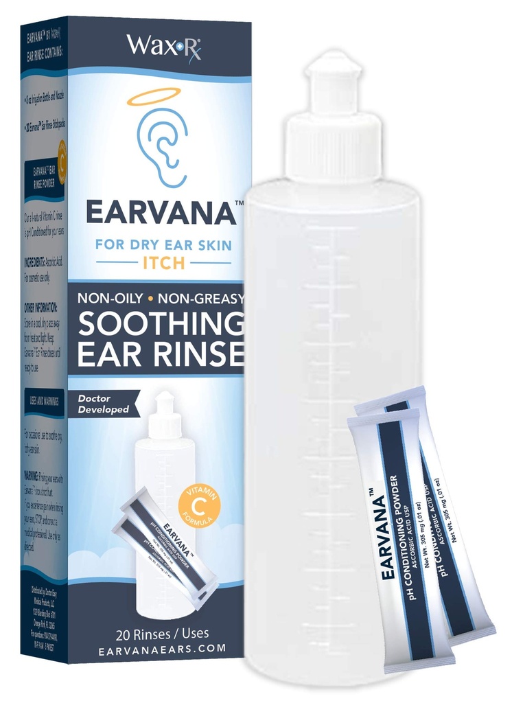 EARVANA Soothing Ear Rinse for Kuru Ear Itch