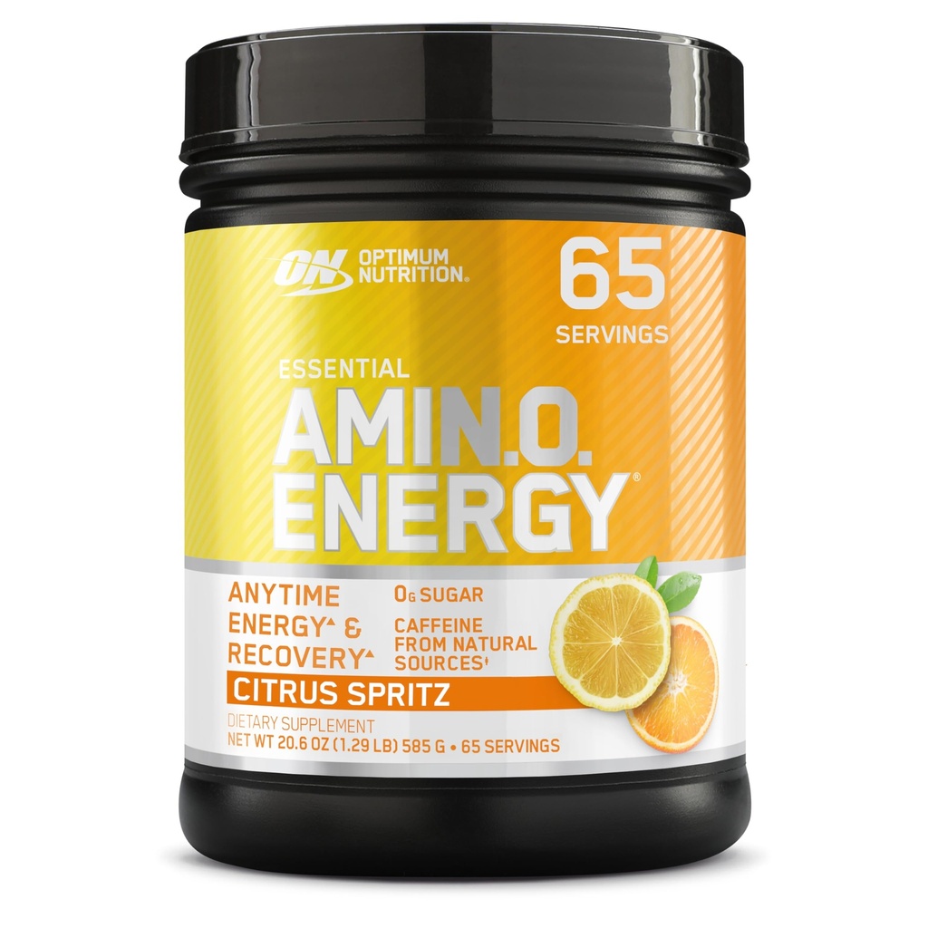 Optimum Beslenme Yeni Flavor Amino Enerji - Yeşil Çayla Çalışmak, BCAA, Amino Asits, Keto Friendly, Green Coffee Extract, Energy Toz - Citrus Spritz, 65 Hizmetler (Pazar Mayıs Vary)