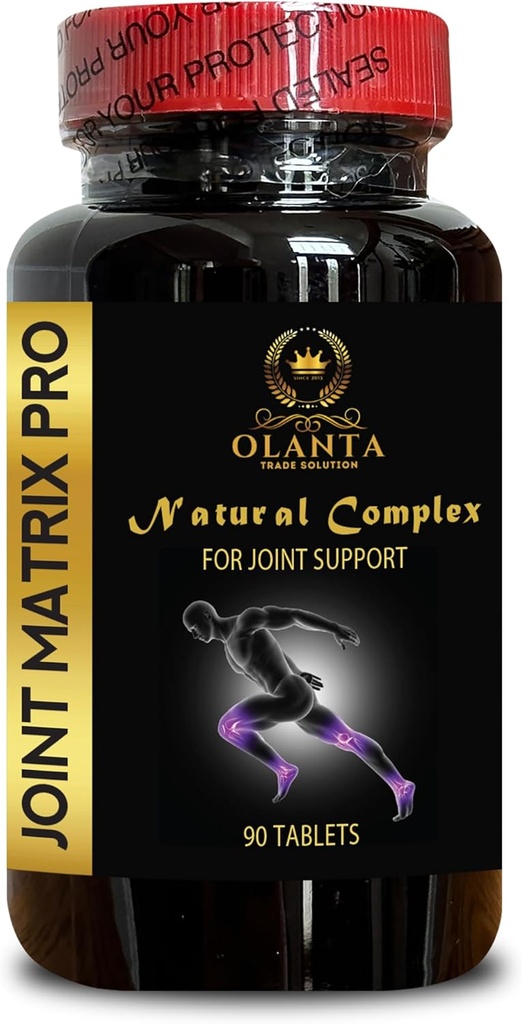 Joint Matrix PRO Complex - msm Vitamins, Knee Support, Joint Health Supplement, Flexibility and Mobility, Immune Support, Antioxidant Pills - 1 Bottle.